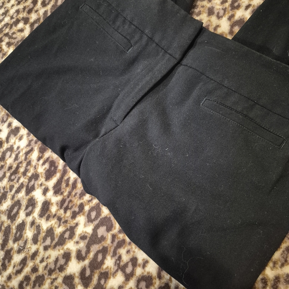 Alfani Women's Black Straight Leg Dress Pants 6 - Picture 9 of 13